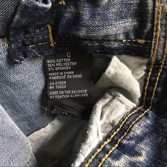 Acid wash style skinny ripped jeans - size 0 - Picture 5 of 12